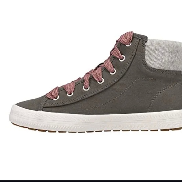 Keds Kickstart HighTopTRX Soft Twill Gray Sneakers size 10 - Picture 2 of 5